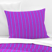 CSMC4 - Playful Pink and Speckled Periwinkle Stripes 