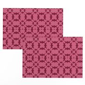 JP7 - Minimalist Floral Dreams in Rustic Pink Pastel and Rose Red  - 4 inch repeat