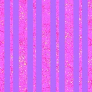 CSMC6  - Speckled Pink and Violet Stripes