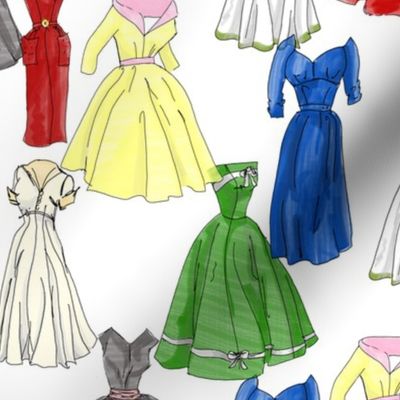 50's Fashion Sketches