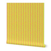 Vivid Rhythmic Stripes in Lime, Yellow and Orange -  CSMC7 