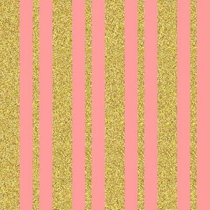 CSMC8 - Speckled Gold and Pinky Peach Stripes