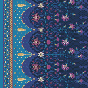 Souk Border - 2/3-size, approx.42x25