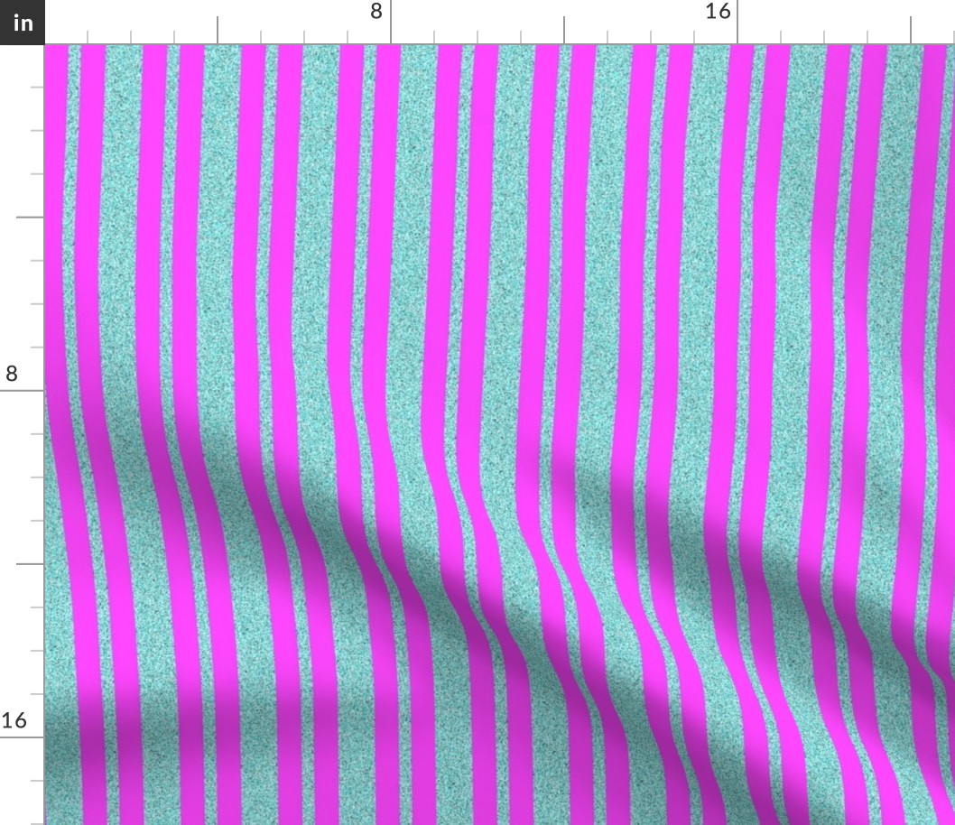 CSMC10 - Speckled Violet-Pink and  Aqua Stripes