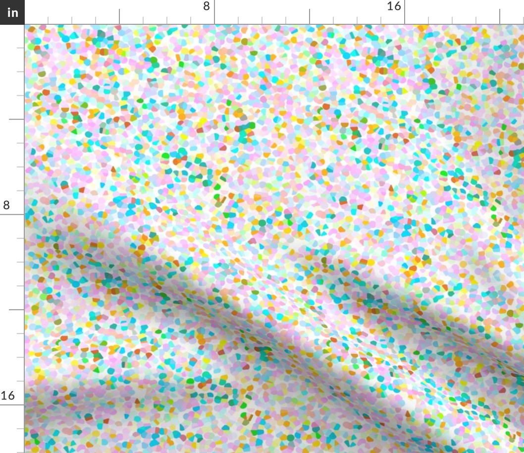 Confetti Rainbow Opal Multicolour Pastel Speckles