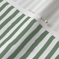 8" Charlie The Bear Mix and Match Stripes - Green & White