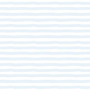 8" Charlie The Bear Mix and Match Stripes - Light Blue & White