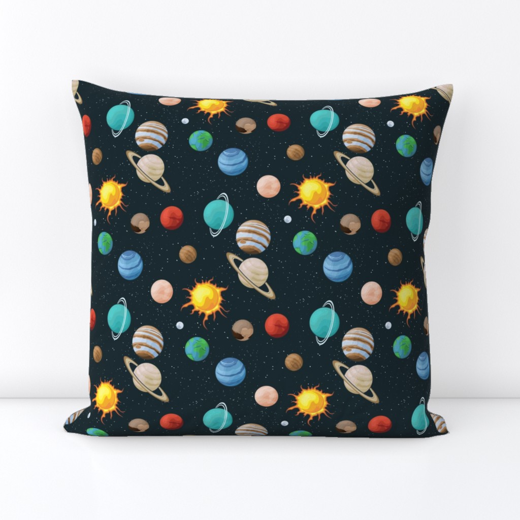 Solar system planets design for todler boy