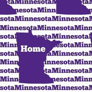 Home in Minnesota-Purple