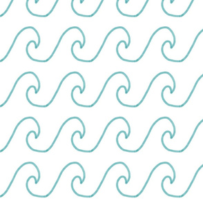 Waves in Teal