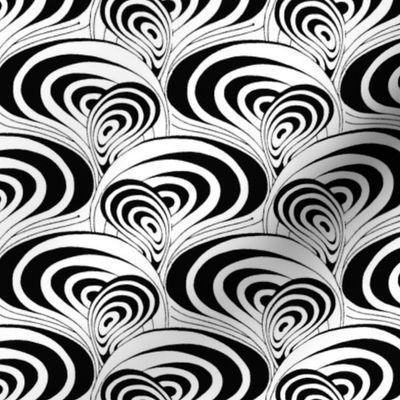 Psychedelic black and white