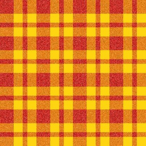 CSMC15 - Speckled Red and Golden Yellow Plaid