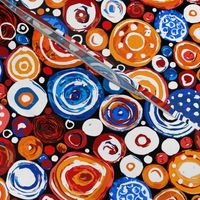 Lost Marbles-Blue & Red