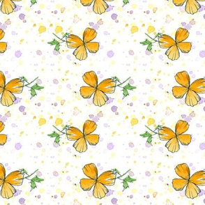 California Poppy Dot