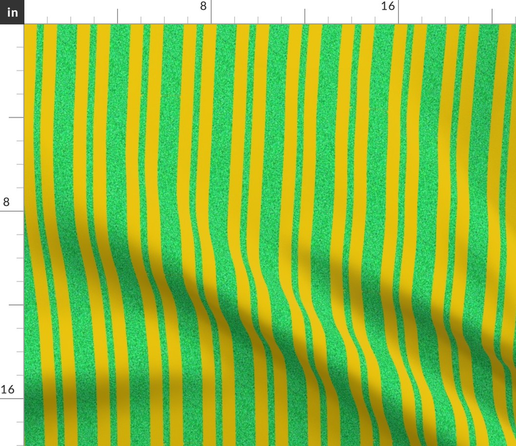 CSMC18 - Speckled Jade Green Pastel  and Golden Butterscotch Stripes