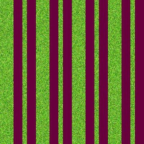 CSMC19 - Speckled Lime Green and Burgundy Stripes