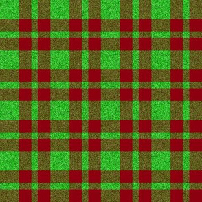 CSMC20 - Speckled Red and  Green Christmas Plaid