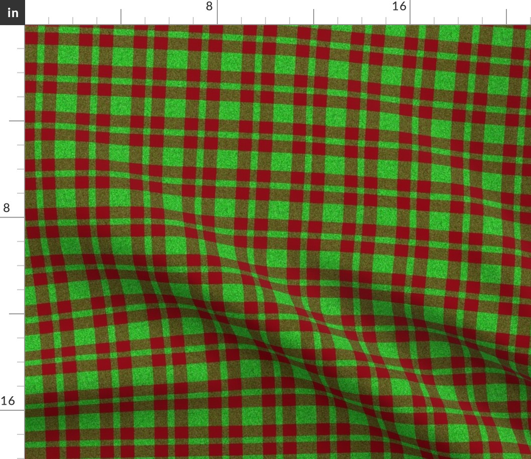 CSMC20 - Speckled Red and  Green Christmas Plaid