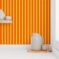 CSMC45 -  Speckled Yellow and Red-Orange Stripes