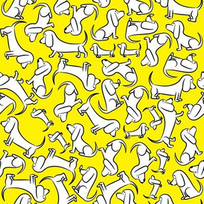 Doodle Bassets - Yellow (Small)