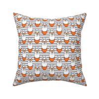 halloween loving llamas - grey stripes