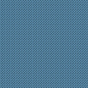 Tiny small knit air force blue
