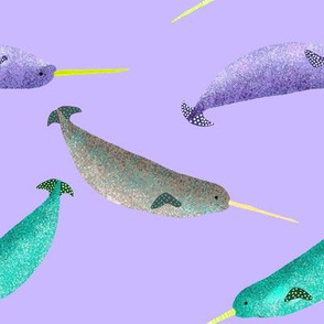 Narwhal purple