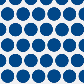 polka dot lg- pick-up blue