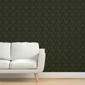 Evergreen Trees on Linen - Dark Hunter green