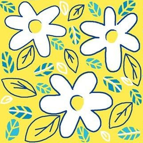 Franny's Floralback Retro Sunny Yellow  