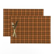 CSMC23 - Speckled  Copper and Brown Tartan Plaid