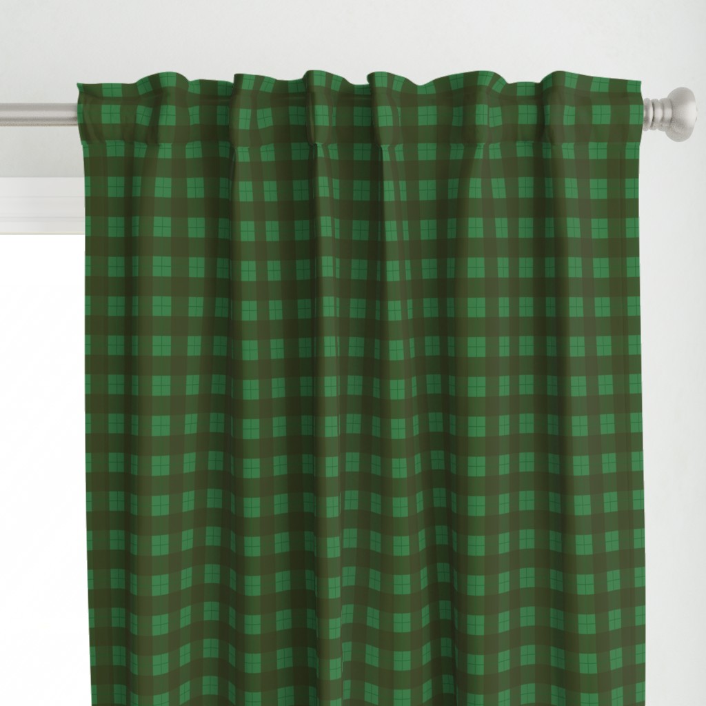 Green and Brown Plaid