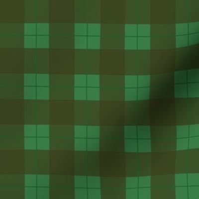 Green and Brown Plaid