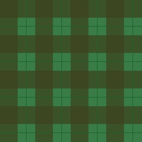 Green and Brown Plaid