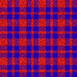 CSMC24 - Speckled Red, Purple and Royal Blue Plaid