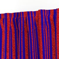 CSMC24 - Speckled, Red  and  Bright Royal Blue Stripes