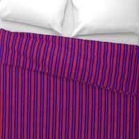 CSMC24 - Speckled, Red  and  Bright Royal Blue Stripes