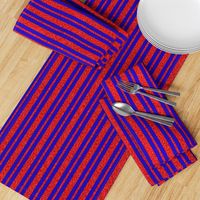 CSMC24 - Speckled, Red  and  Bright Royal Blue Stripes