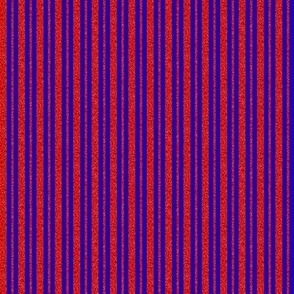 CSMC24 - Narrow - Speckled Red and Blue Stripes
