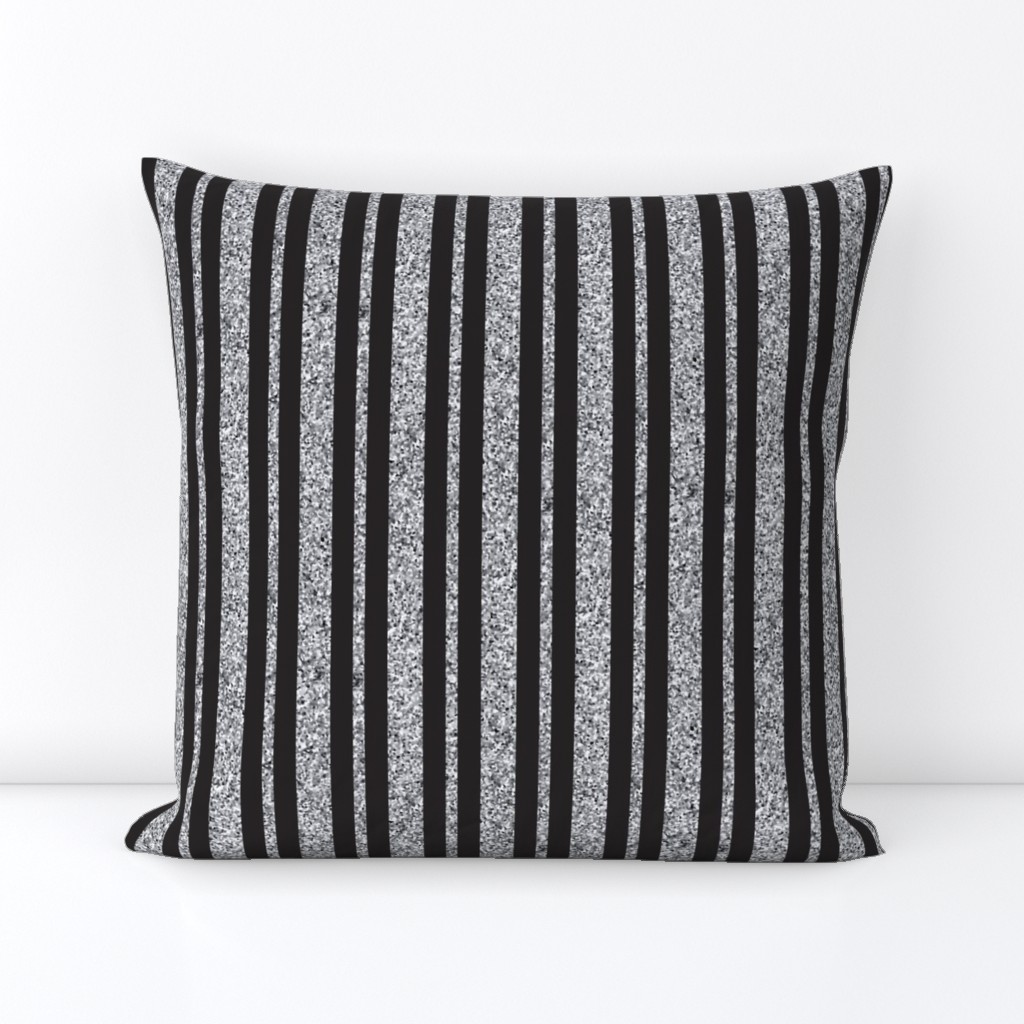 CSMC25 - Speckled Grey and Charcoal Stripes - Vertical