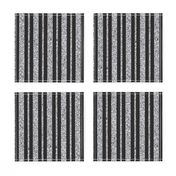 CSMC25 - Speckled Grey and Charcoal Stripes - Vertical