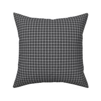 CSMC25 - Tiny Speckled Grey and Charcoal Tartan Plaid