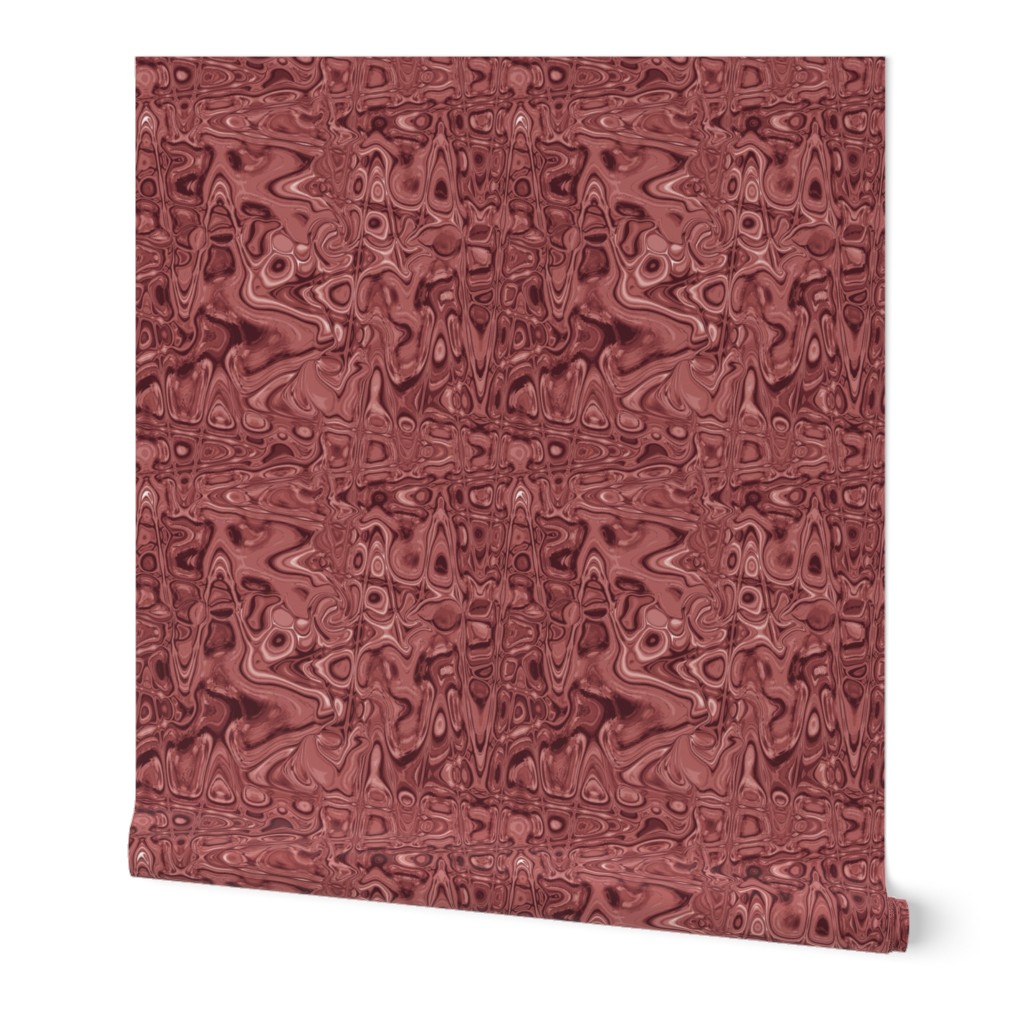 CSMC27 -  Zigzags and Bubbles - A Marbled Lava Lamp  Texture in Pinkish Brown