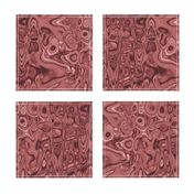 CSMC27 -  Zigzags and Bubbles - A Marbled Lava Lamp  Texture in Pinkish Brown