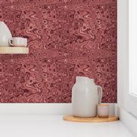CSMC27 -  Zigzags and Bubbles - A Marbled Lava Lamp  Texture in Pinkish Brown