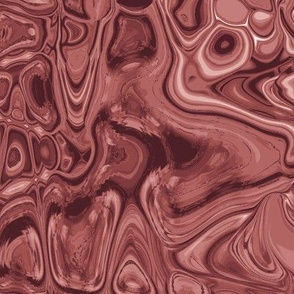 CSMC27 -  Zigzags and Bubbles - A Marbled Lava Lamp  Texture in Pinkish Brown