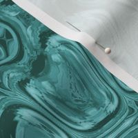 CSMC28 -Zigzags and Bubbles - A Marbled Texture in Rustic Teal  Pastels