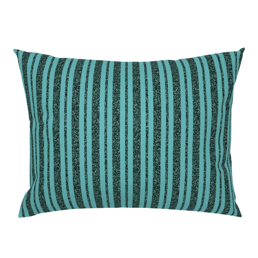 CSMC28 - Rustic Sparkly Teal Stripe