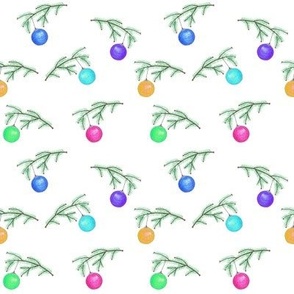 Colorful Christmas Ornaments