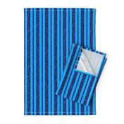 CSMC29  - Speckled Navy and Azure Blue Stripes
